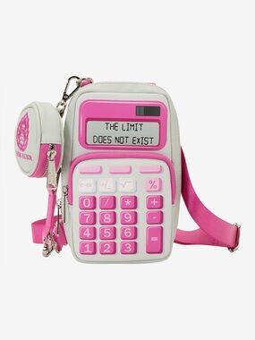 NWT Loungefly Mean Girls Pink Calculator Crossbody Bag